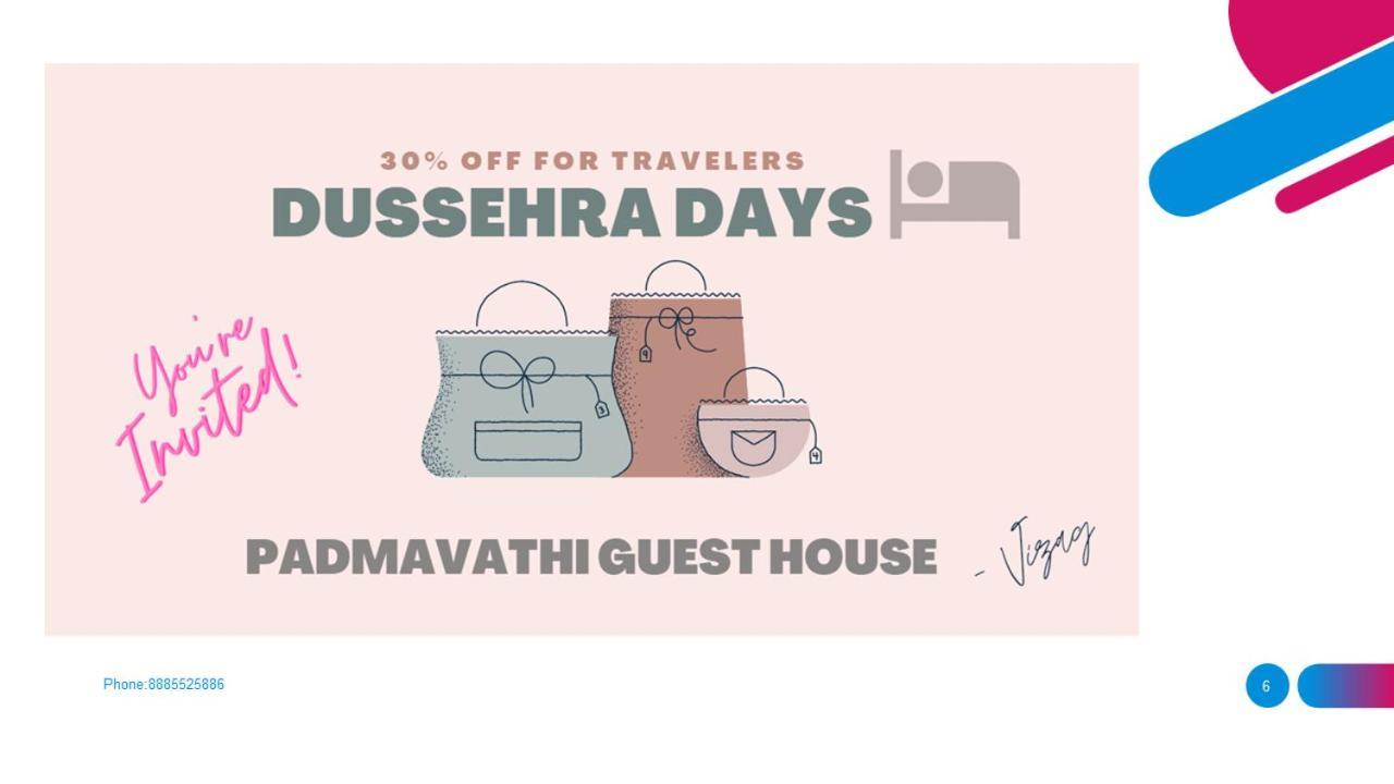 Padmavathi Family Guest House ויסאקפאטנם מראה חיצוני תמונה